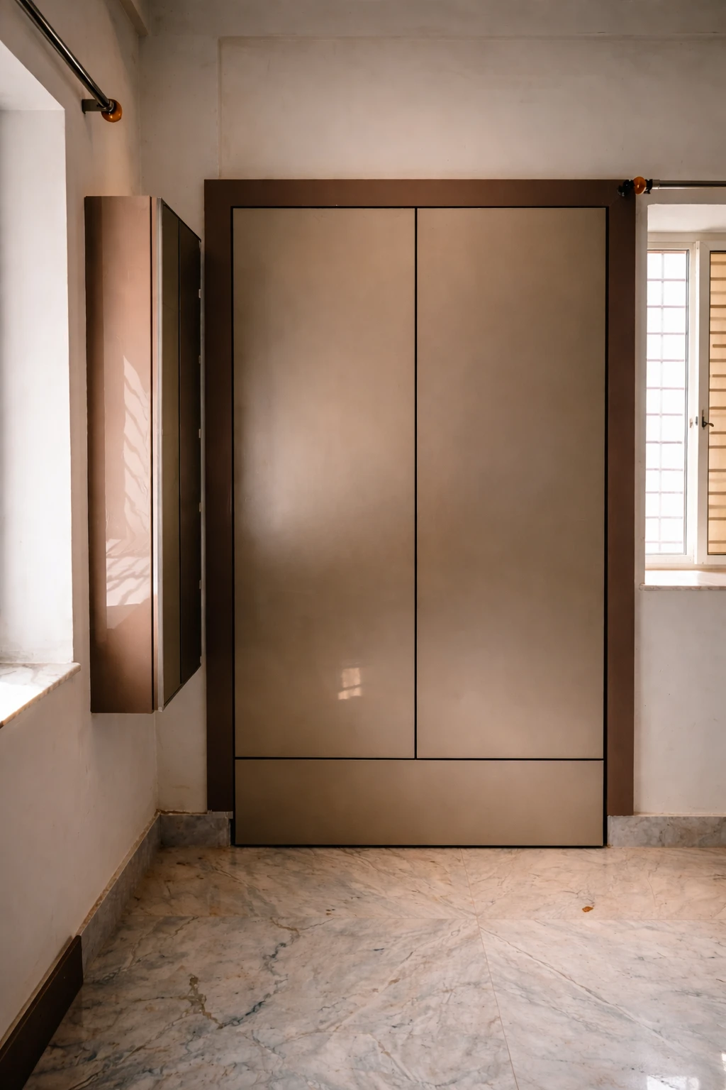Fancy Modular Wardrobe Showcase in Mukundapur - Custom Carpentry