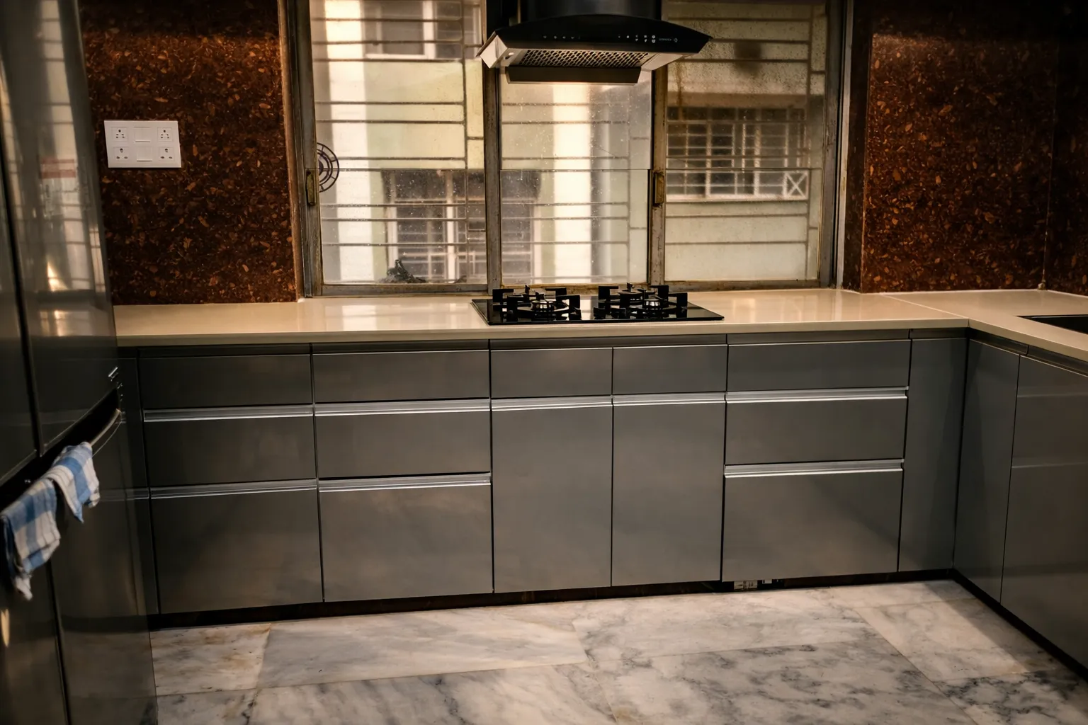 Top Brown Modular Wardrobe & Storage in Nayabad - Custom Carpentry